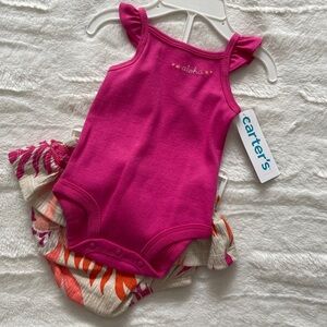 NWT!!! Carter’s Aloha Girls Set Pink Newborn